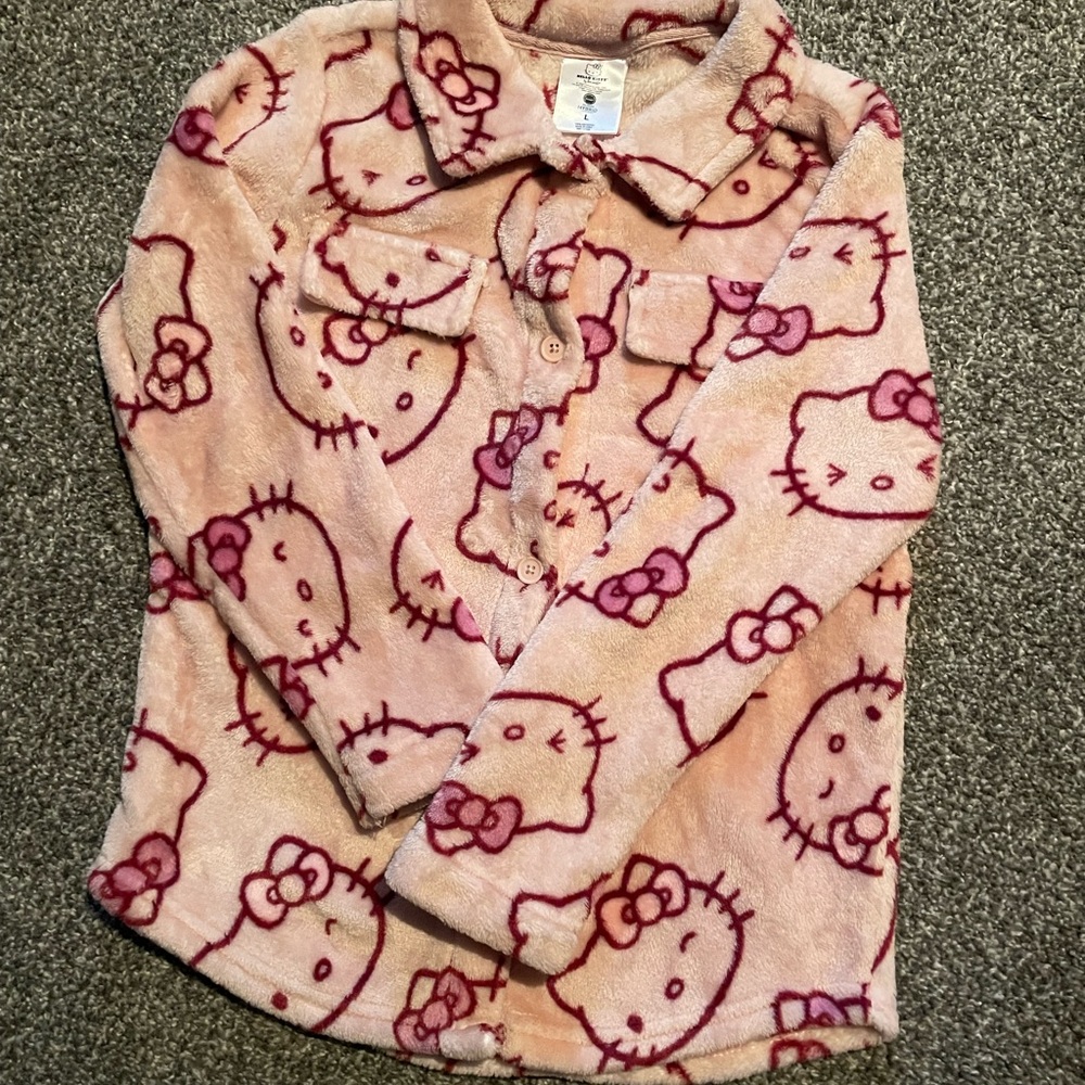 Hello Kitty Pink Fleece Shirt